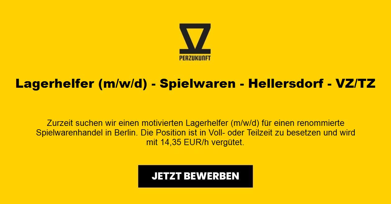 Lagerhelfer (m/w/d) - Spielwaren - Hellersdorf - VZ/TZ