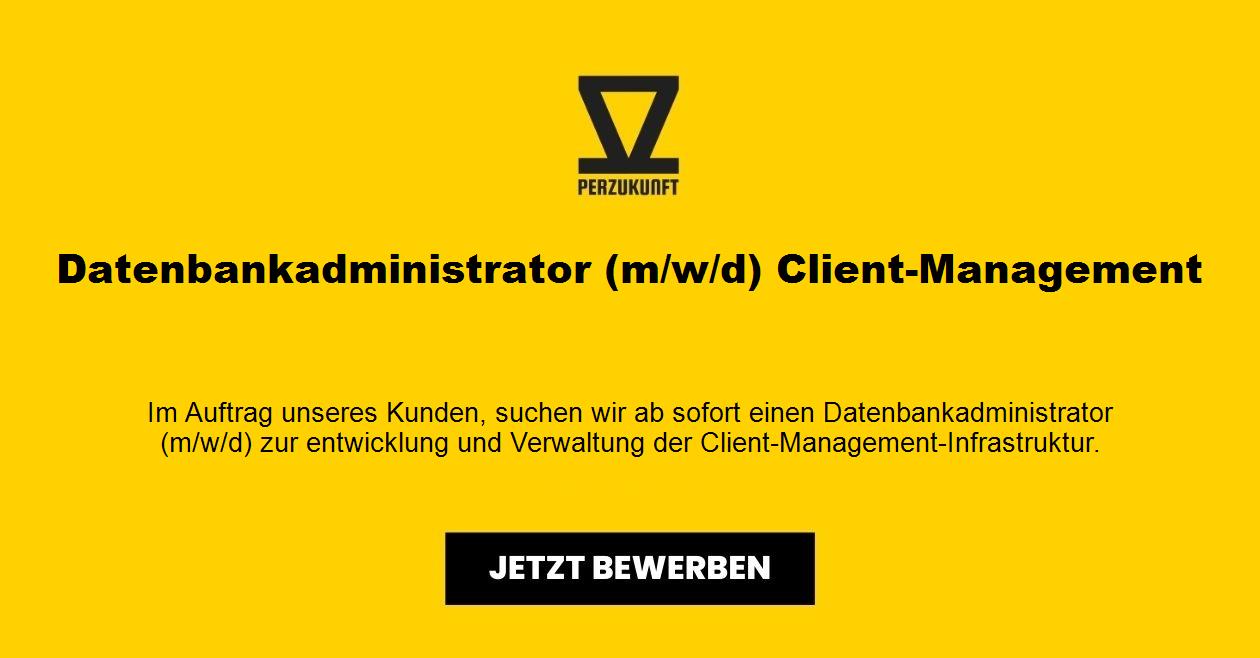 Datenbankadministrator (m/w/d) Client-Management