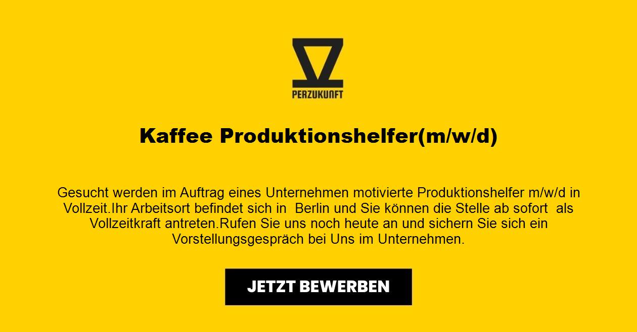 Kaffee Produktionshelfer(m/w/d)