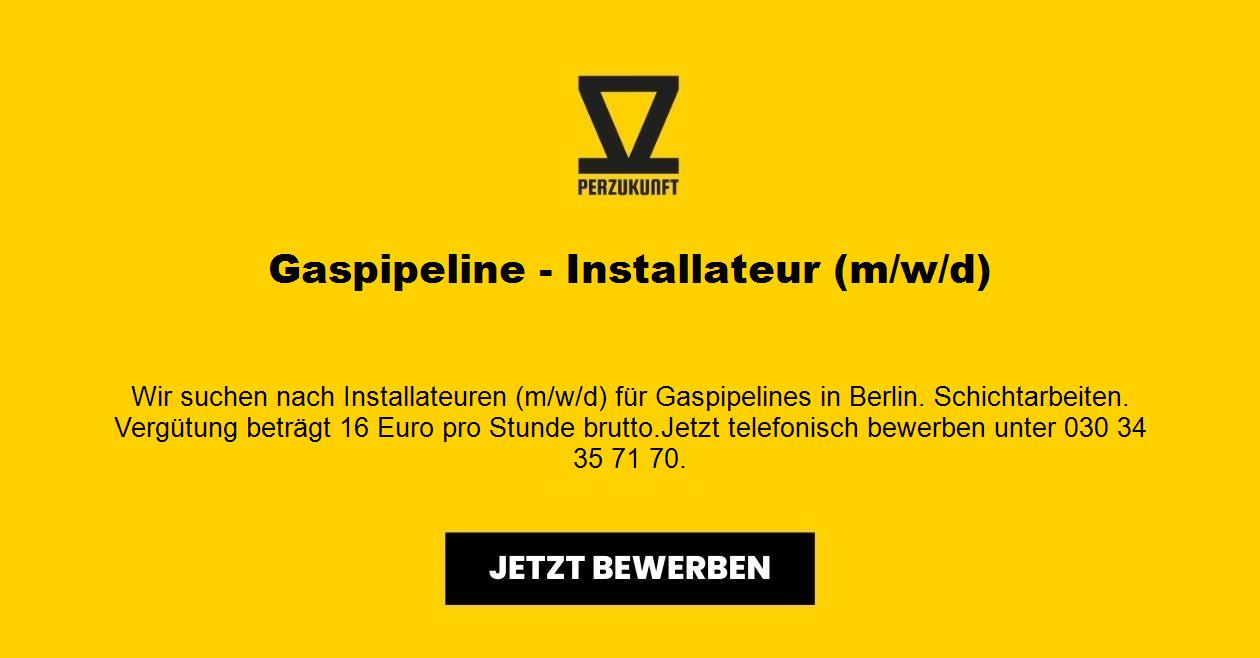 Gaspipeline - Installateur (m/w/d)