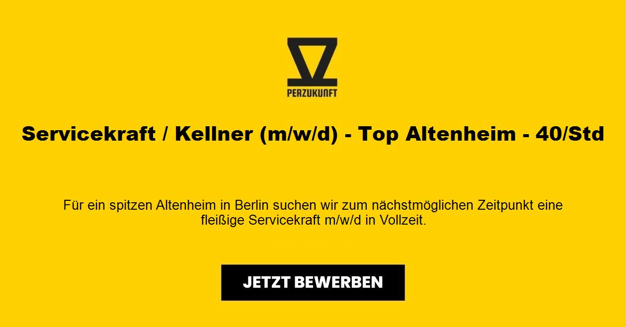 Servicekraft / Kellner (m/w/d) - Top Altenheim - 40/Std