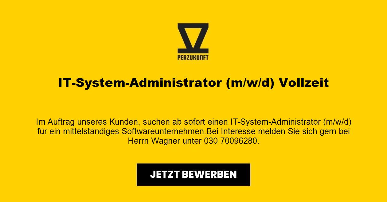IT-System-Administrator (m/w/d) Vollzeit