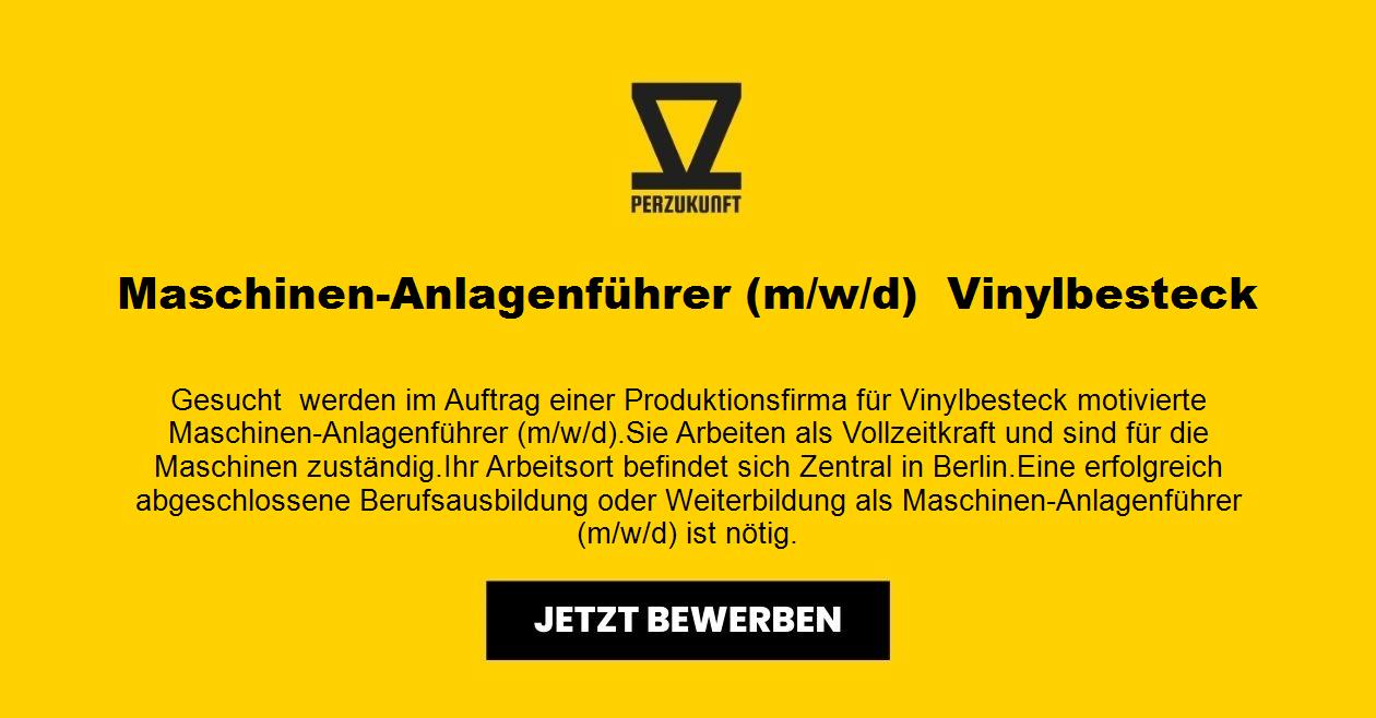 Maschinen-Anlagenführer (m/w/d)  Vinylbesteck