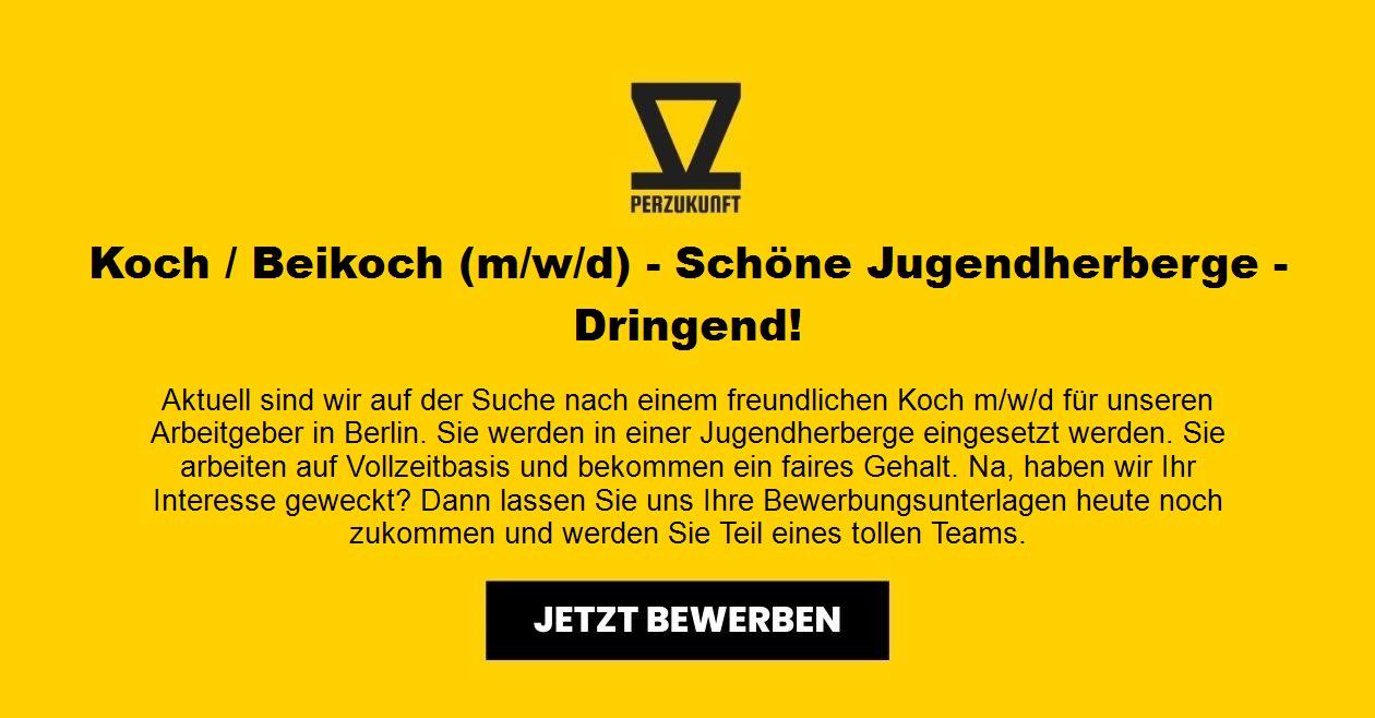Koch / Beikoch (m/w/d) - Schöne Jugendherberge - Dringend!