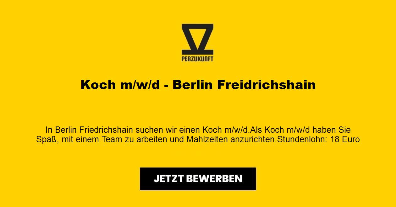 Koch m/w/d - Berlin Freidrichshain