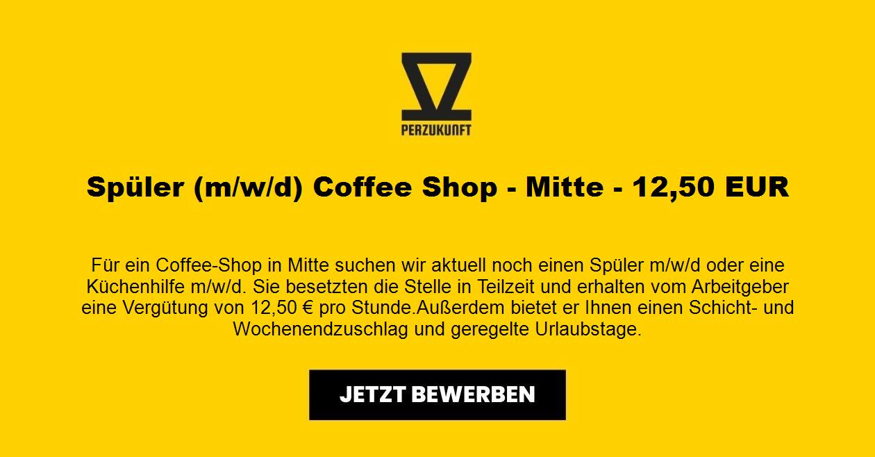 Spüler (m/w/d) Coffee Shop - Mitte - 13,37 EUR