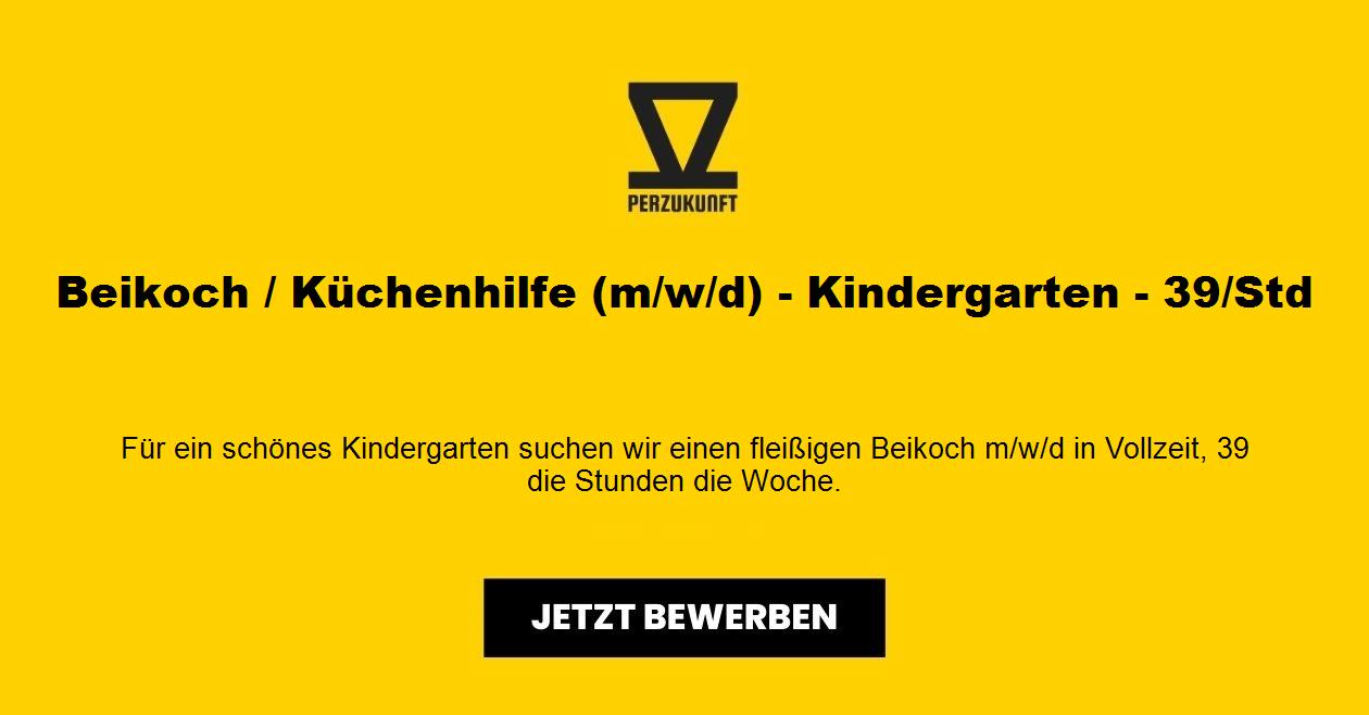 Beikoch / Küchenhilfe (m/w/d) - Kindergarten - 39/Std