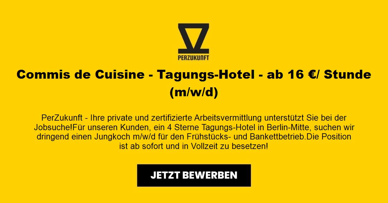 Commis de Cuisine - Tagungs-Hotel - ab 17,12 €/ Stunde (m/w/d)