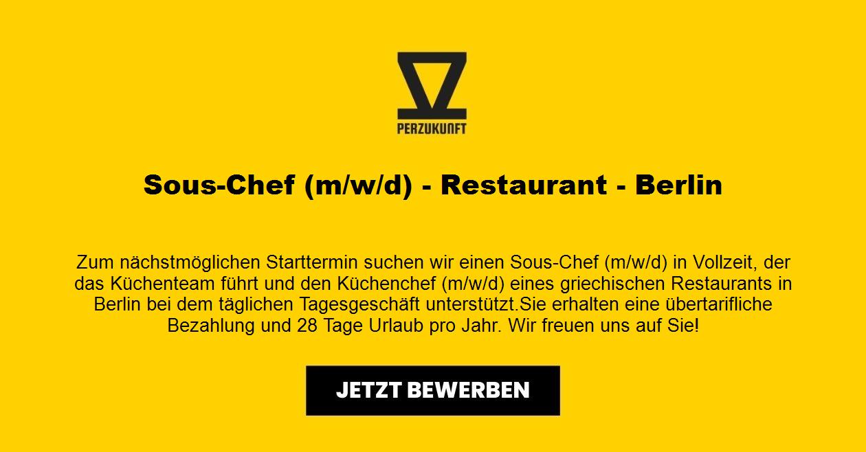Sous-Chef (m/w/d) - Restaurant - Berlin