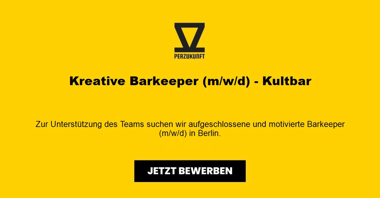 Kreative Barkeeper (m/w/d) - Kultbar
