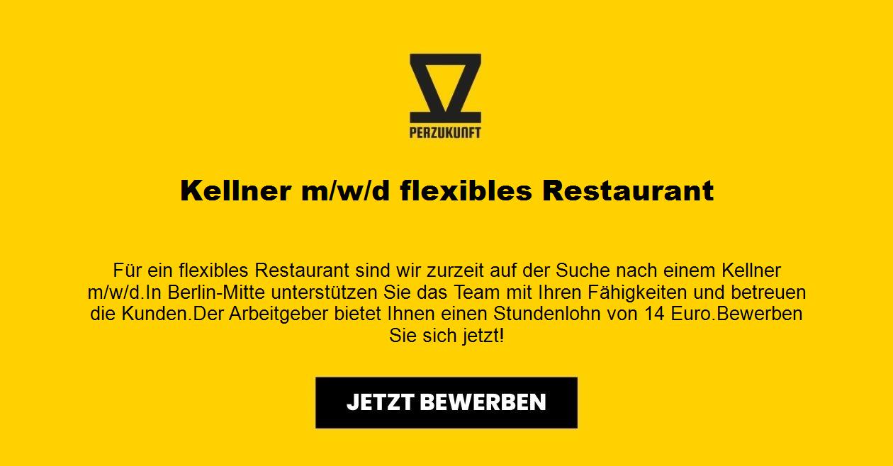 Kellner m/w/d flexibles Restaurant