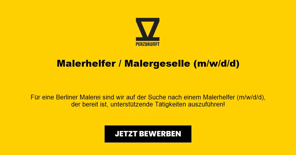 Malerhelfer / Malergeselle (m/w/d)