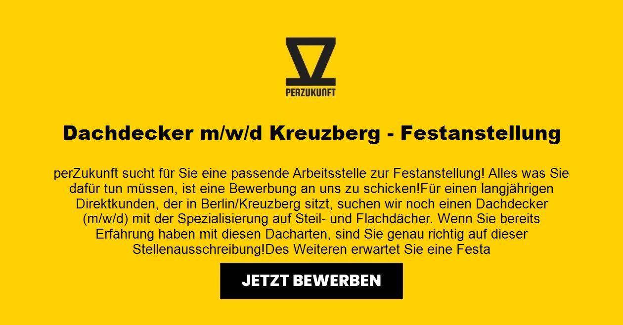 Dachdecker m/w/d Kreuzberg - Festanstellung