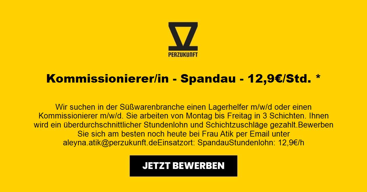 Kommissionierer/in - Spandau - 14,27€/Std. *