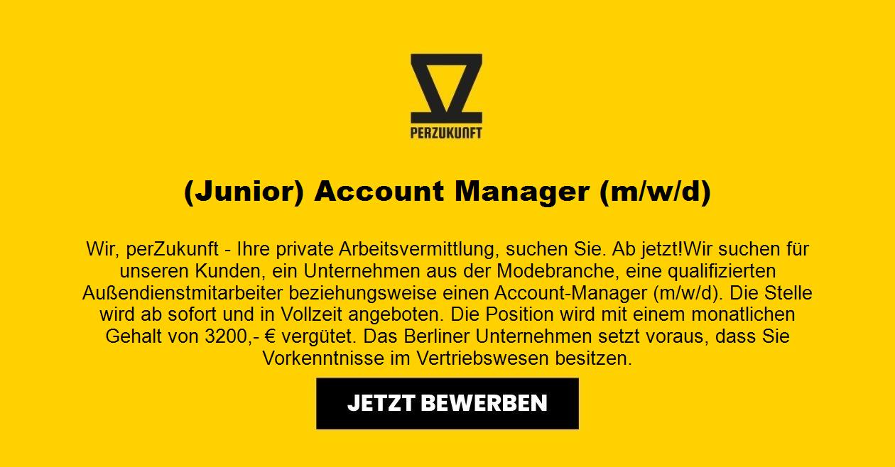 (Junior) Account Manager (m/w/d)