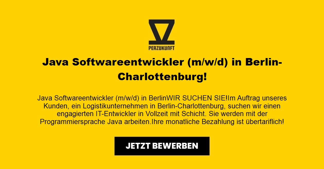 Java Softwareentwickler (m/w/d) in Berlin-Charlottenburg!