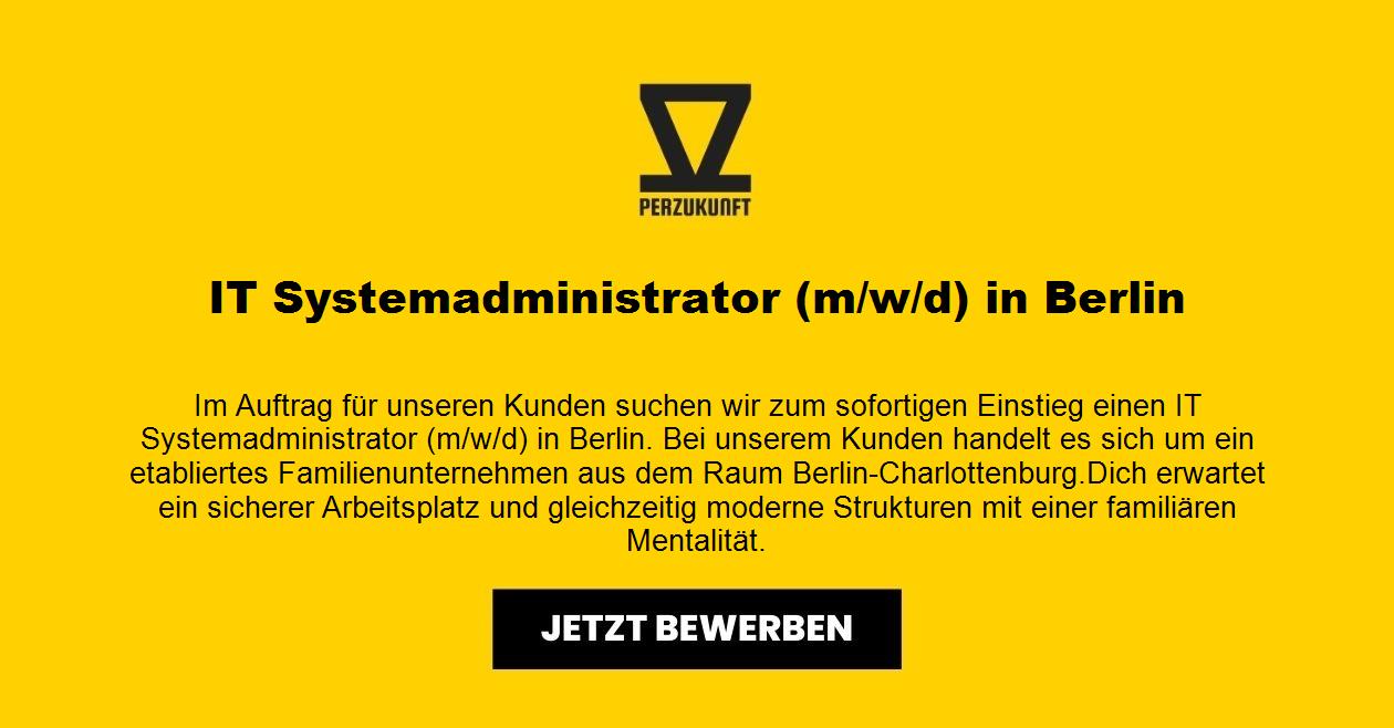 IT Systemadministrator (m/w/d) in Berlin