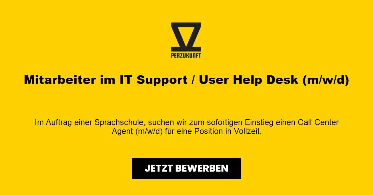 Mitarbeiter im IT Support / User Help Desk (m/w/d)