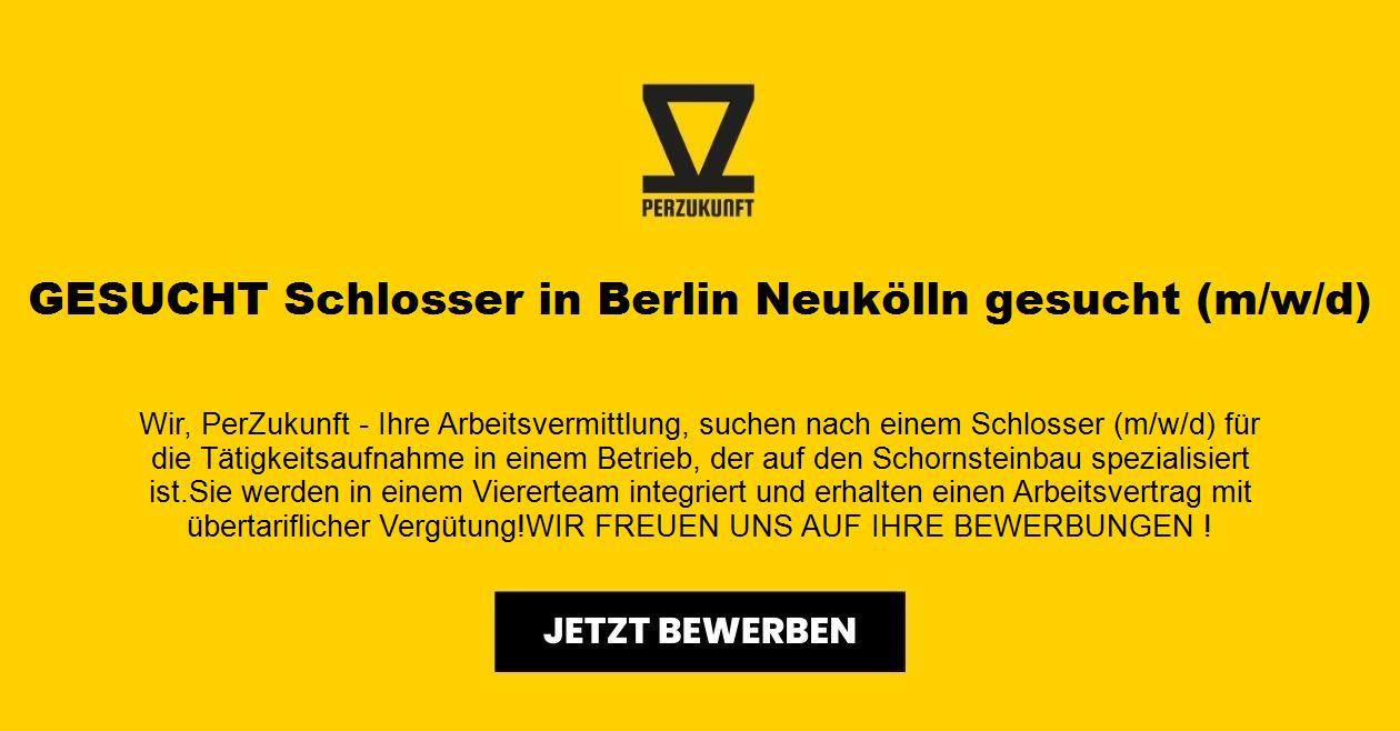 GESUCHT Schlosser in Berlin Neukölln gesucht (m/w/d)