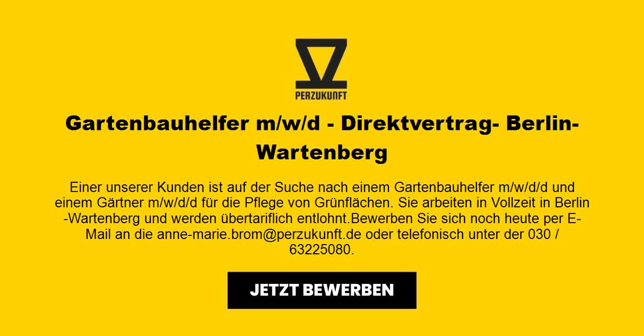 Gartenbauhelfer m/w/d - Direktvertrag- Berlin-Wartenberg