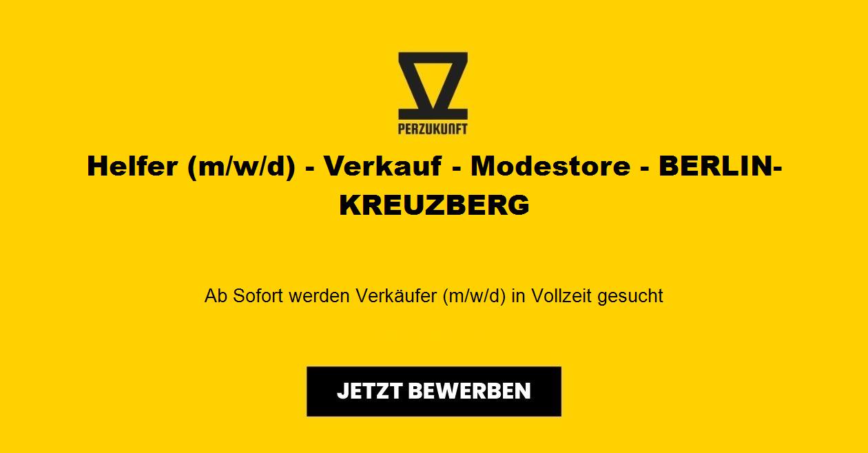 Helfer (m/w/d) - Verkauf - Modestore - BERLIN-KREUZBERG