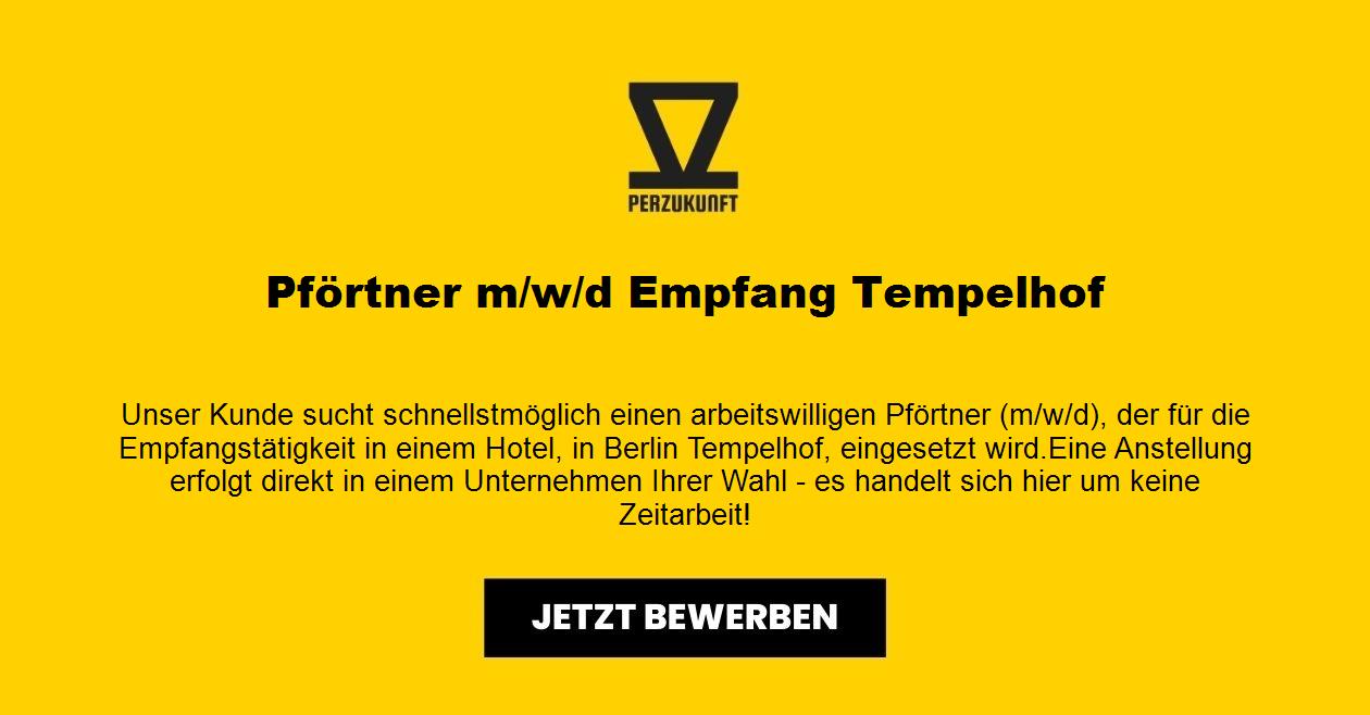 Pförtner m/w/d Empfang Tempelhof