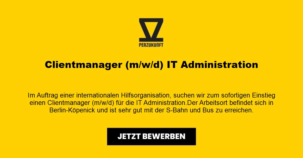 Clientmanager (m/w/d) IT Administration