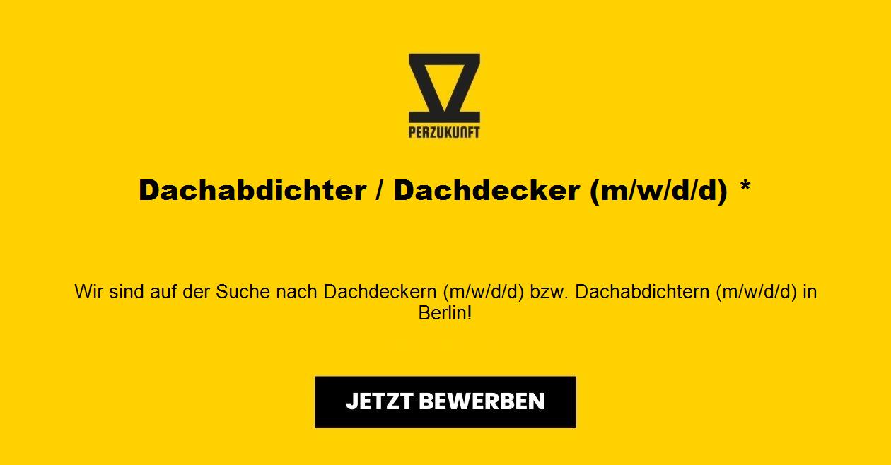 Dachabdichter / Dachdecker (m/w/d) *