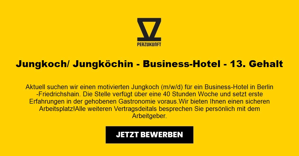 Jungkoch/ Jungköchin - Business-Hotel - 13. Gehalt