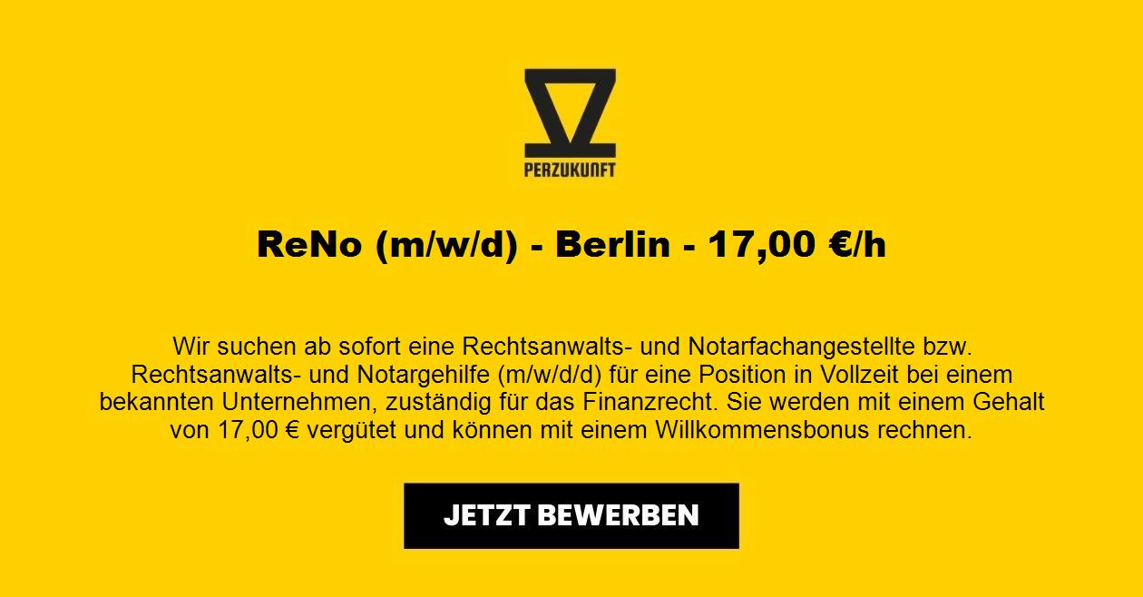 ReNo (m/w/d) - Berlin - 17,00 €/h