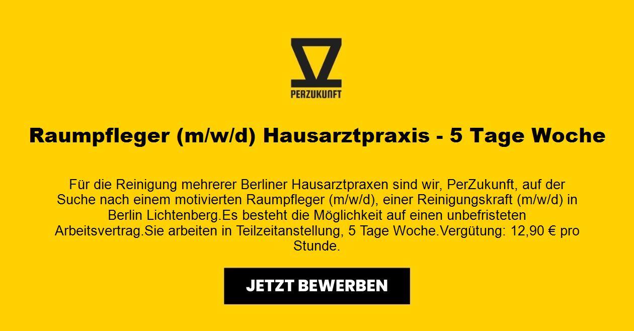 Raumpfleger (m/w/d) Hausarztpraxis - 5 Tage Woche