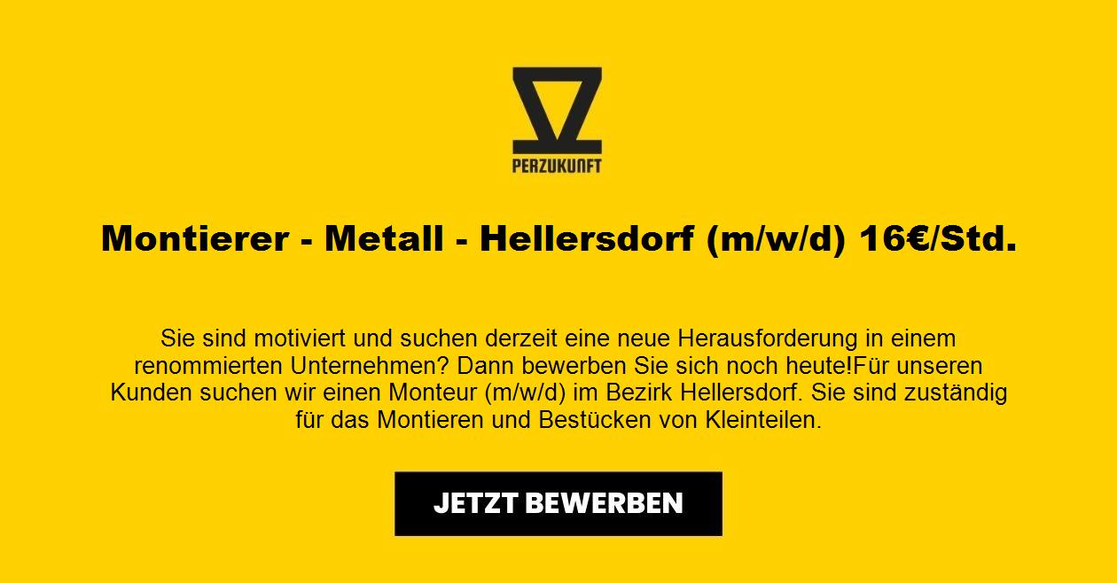 Montierer - Metall - Hellersdorf (m/w/d) 17,12€/Std.