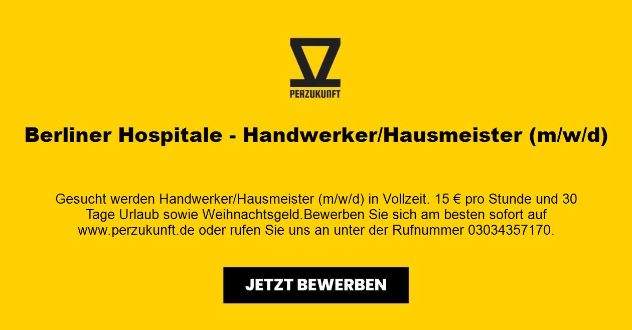 Berliner Hospitale - Handwerker/Hausmeister (m/w/d)