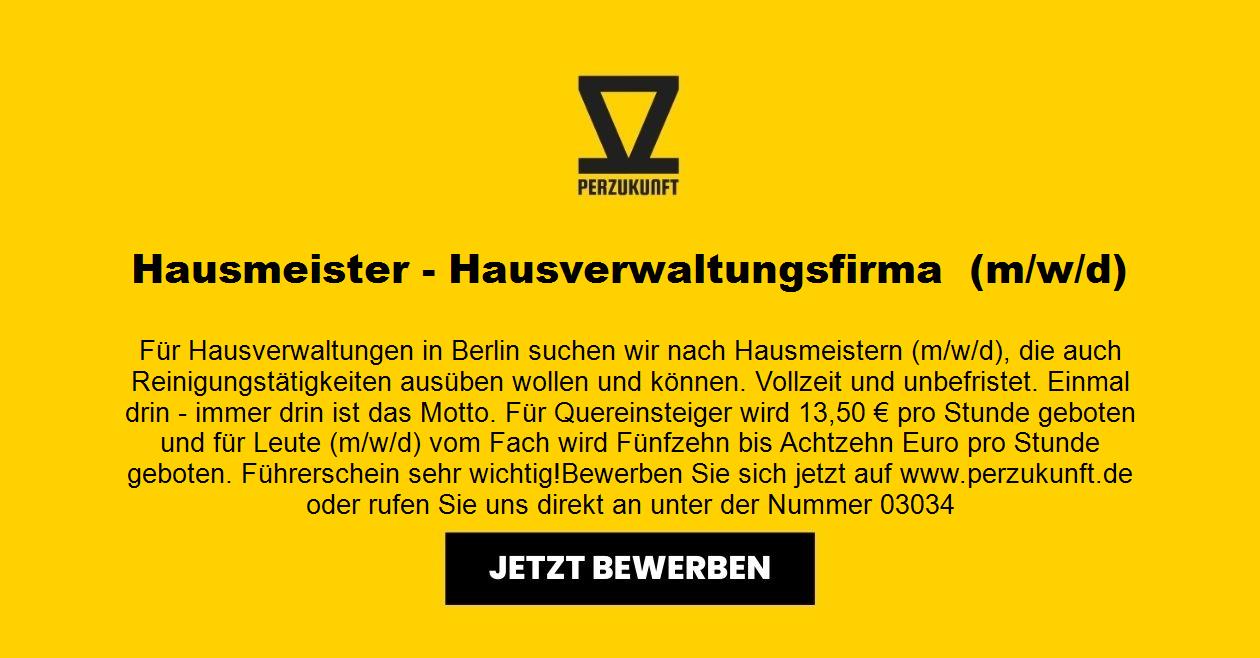 Hausmeister - Hausverwaltungsfirma  (m/w/d)