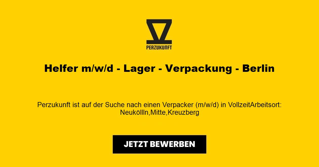Helfer m/w/d - Lager - Verpackung - Berlin