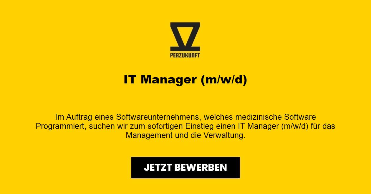 IT Manager (m/w/d)