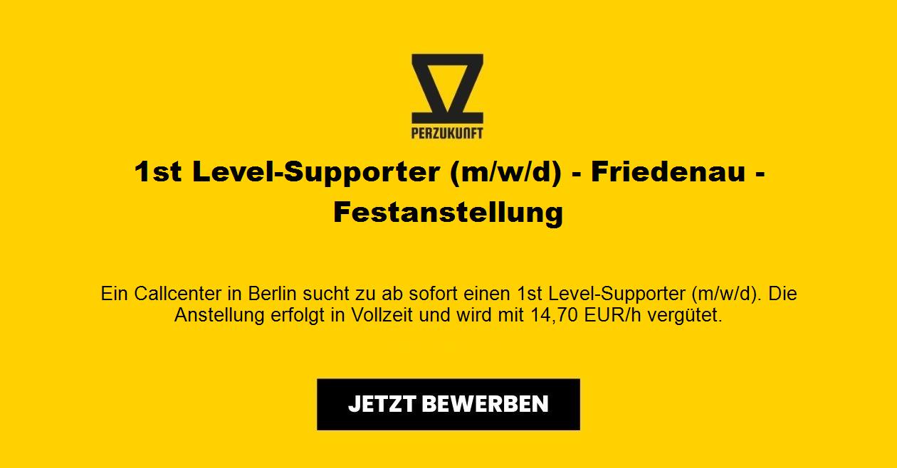 1st Level-Supporter (m/w/d) - Friedenau - Festanstellung