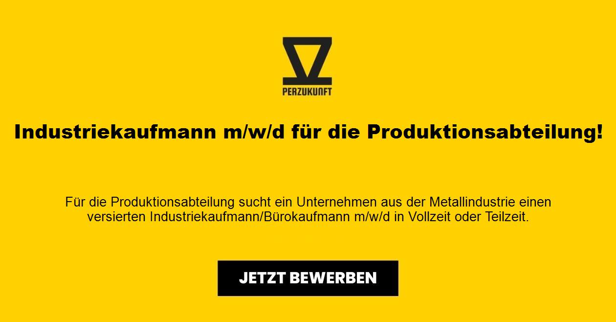 Industriekaufmann m/w/d für die Produktionsabteilung!