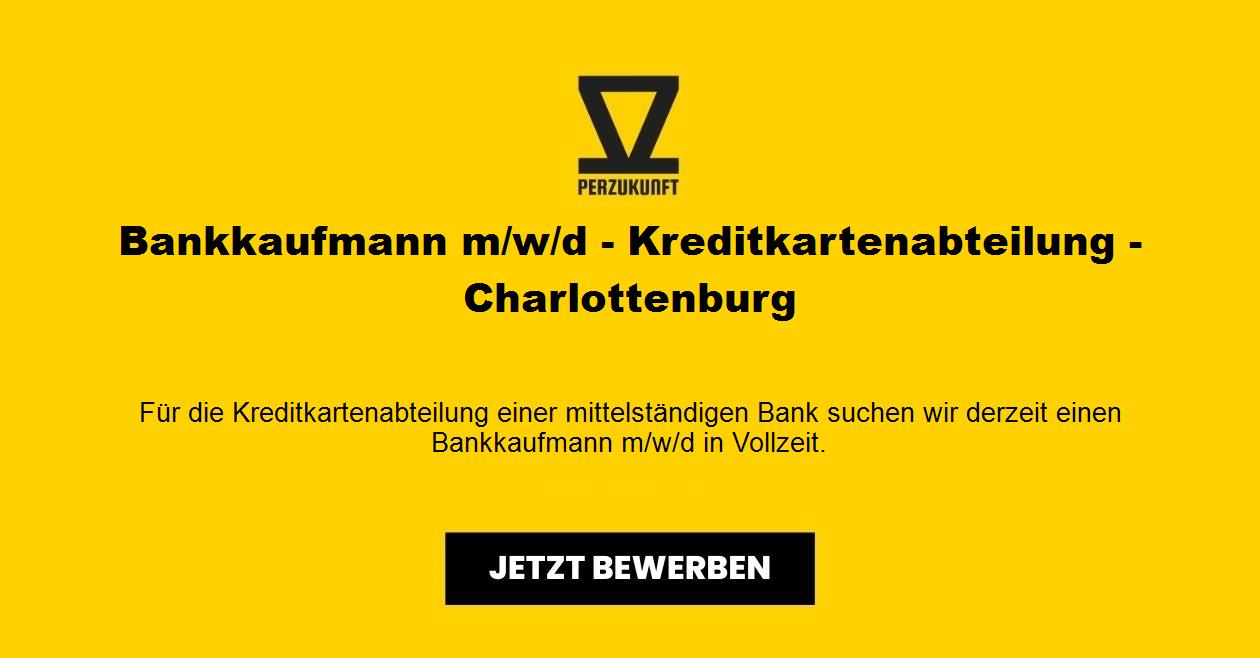 Bankkaufmann m/w/d - Kreditkartenabteilung - Charlottenburg