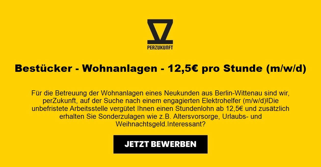 Bestücker - Wohnanlagen - 12,5€ pro Stunde (m/w/d)