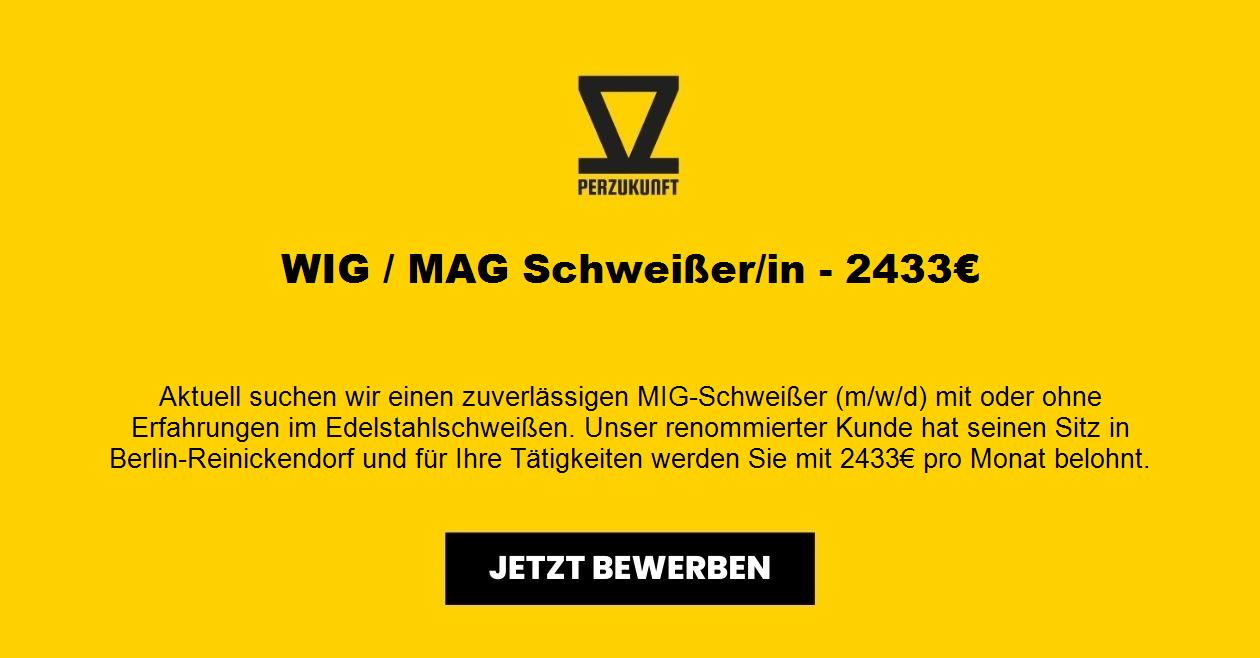 WIG / MAG Schweißer/in - 2602,10€