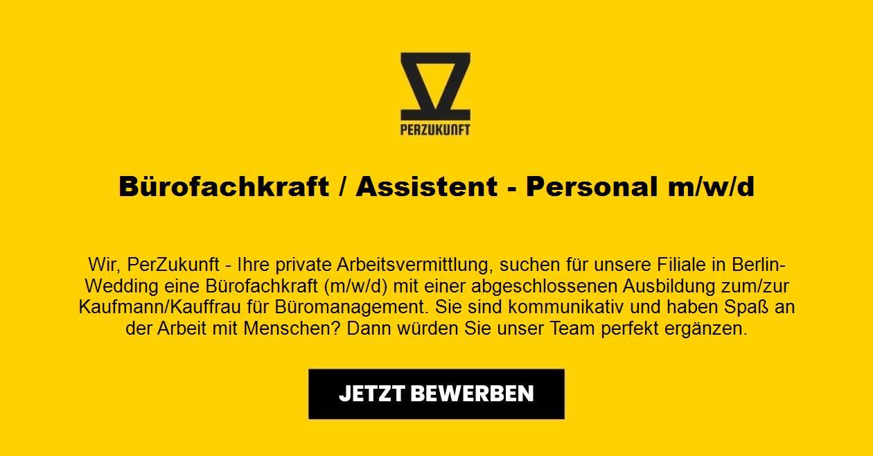 Bürofachkraft / Assistent - Personal m/w/d