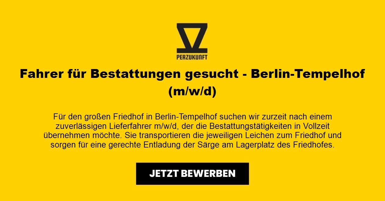 Fahrer für Bestattungen gesucht - Berlin-Tempelhof (m/w/d)