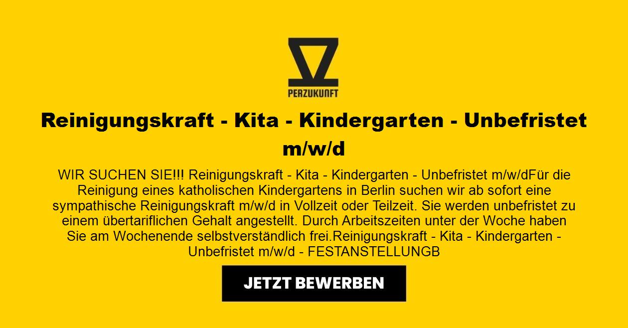 Reinigungskraft - Kita - Kindergarten - Unbefristet M/W/D | PerZukunft