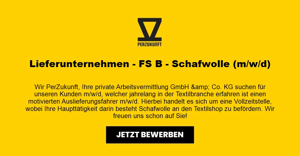 Lieferunternehmen - FS B - Schafwolle (m/w/d)