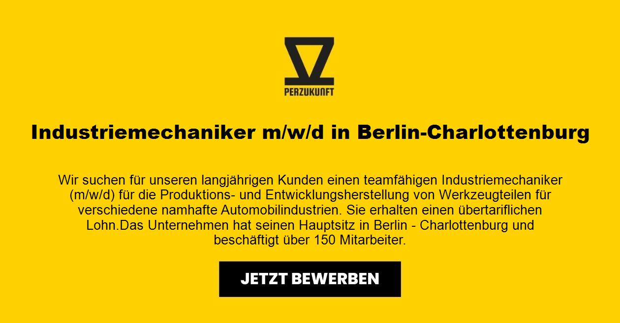 Industriemechaniker m/w/d in Berlin-Charlottenburg