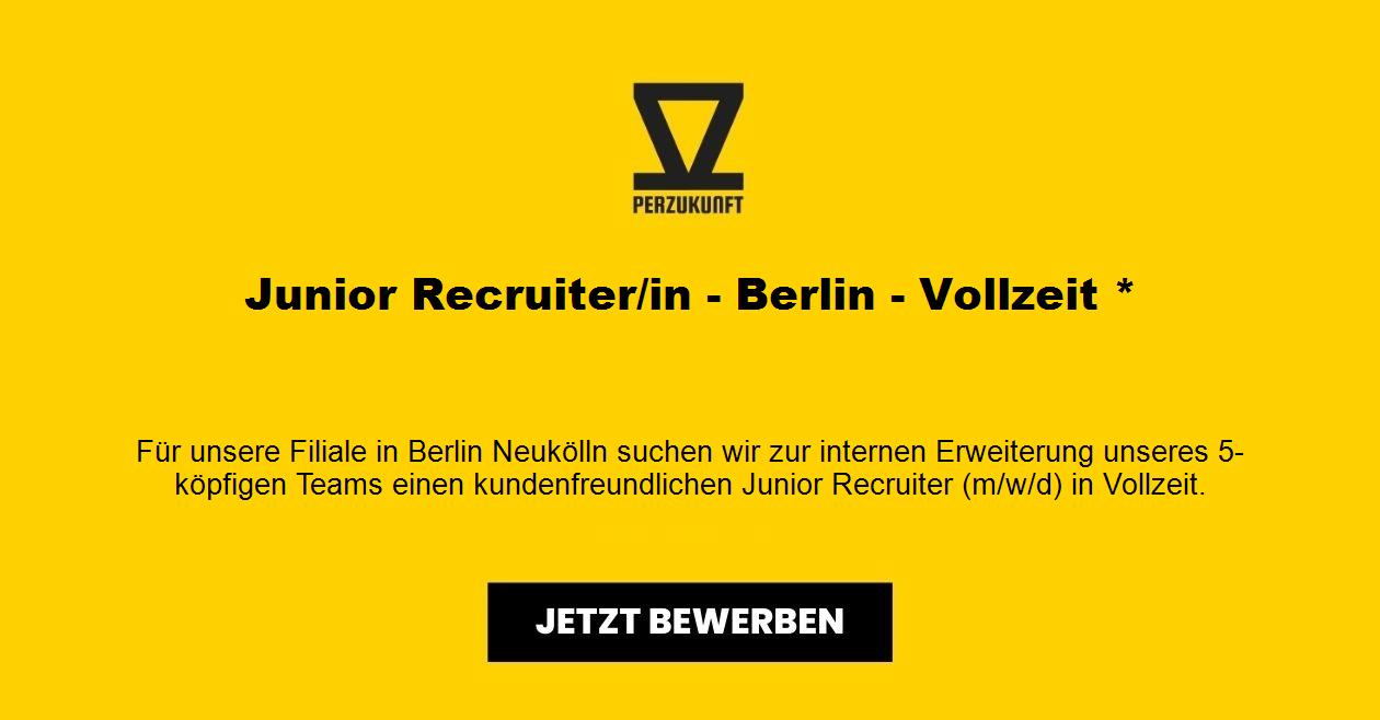 Junior Recruiter/in - Berlin - Vollzeit *