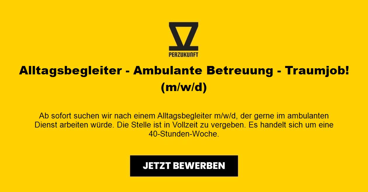 Alltagsbegleiter - Ambulante Betreuung - Traumjob! (m/w/d)