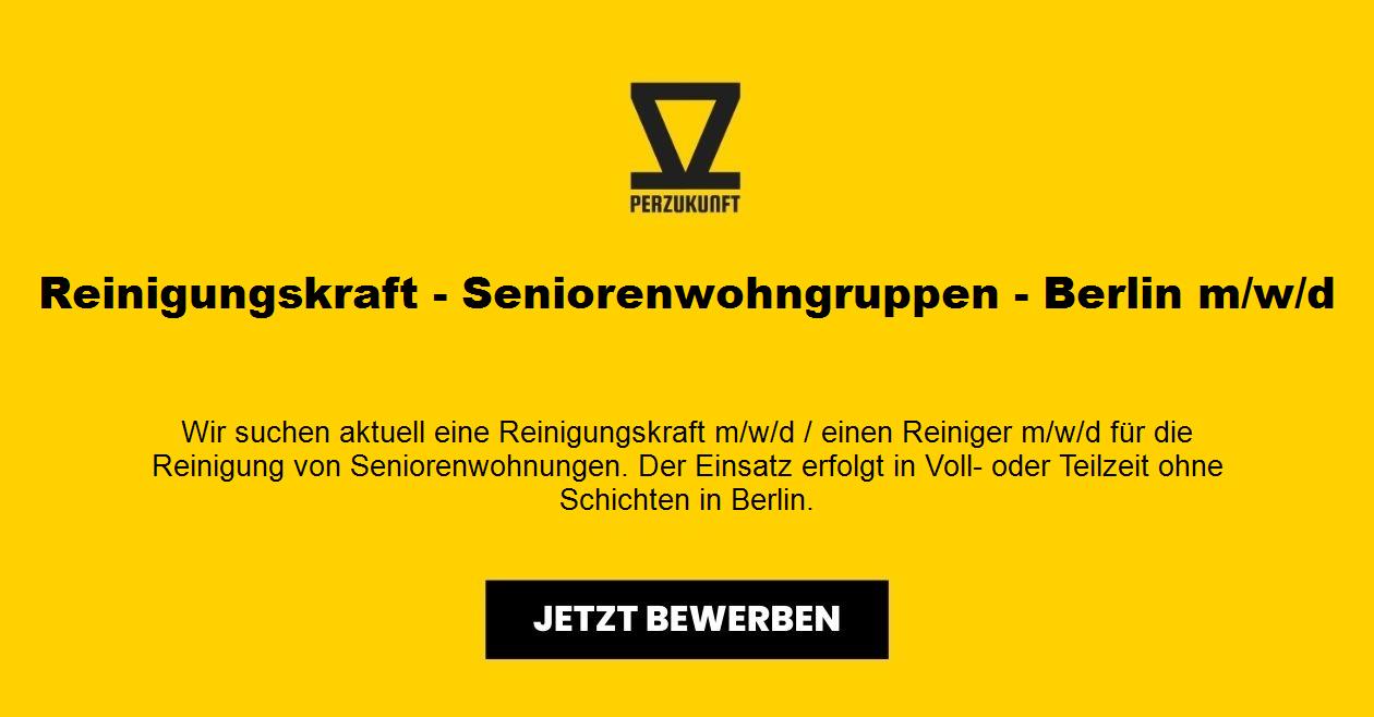 Reinigungskraft - Seniorenwohngruppen - Berlin m/w/d