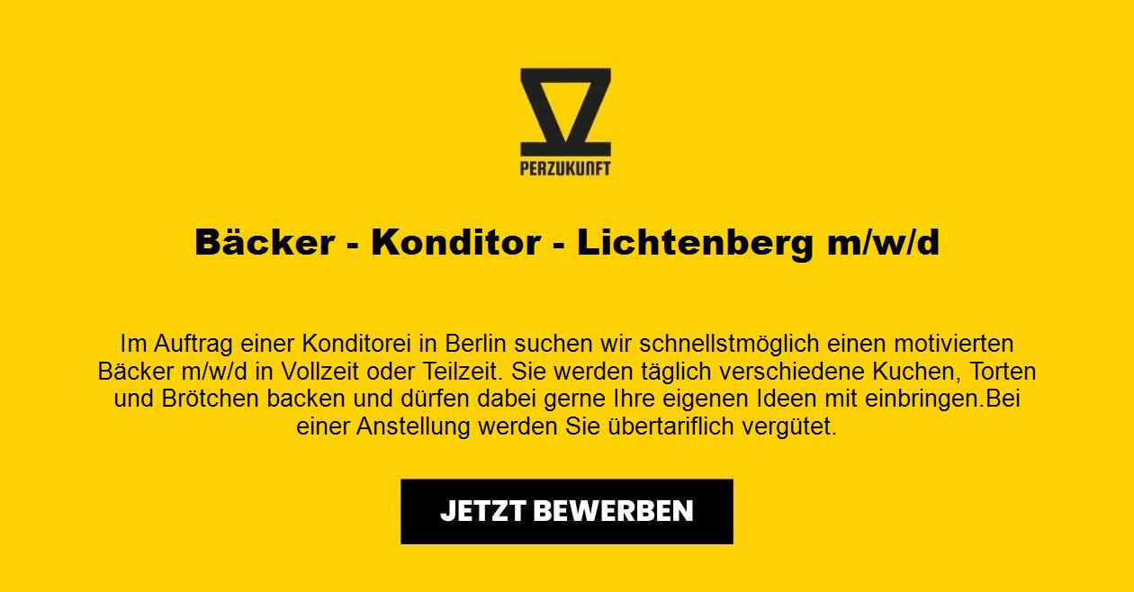 Bäcker - Konditor - Lichtenberg m/w/d
